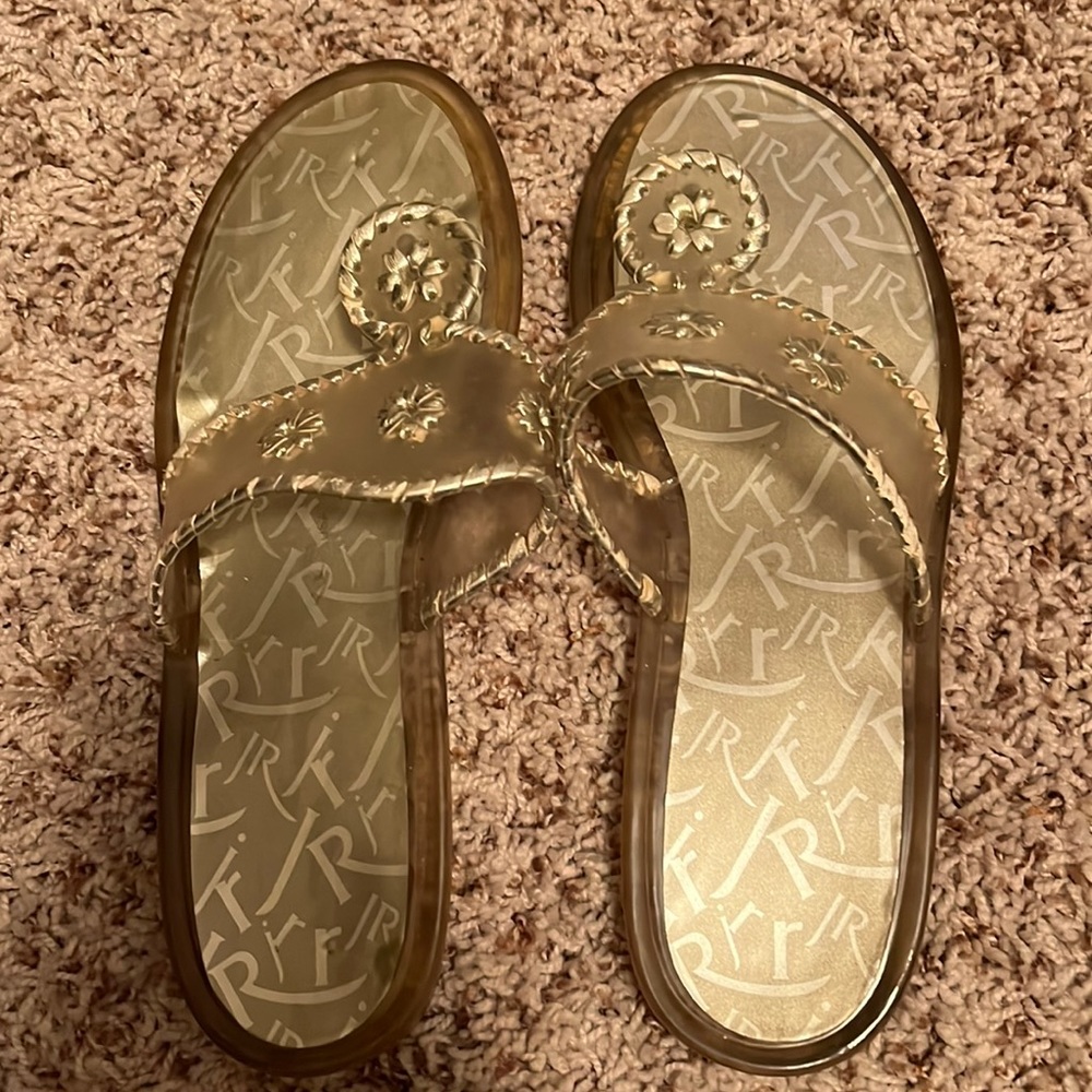 Clear Jack Rogers jellies